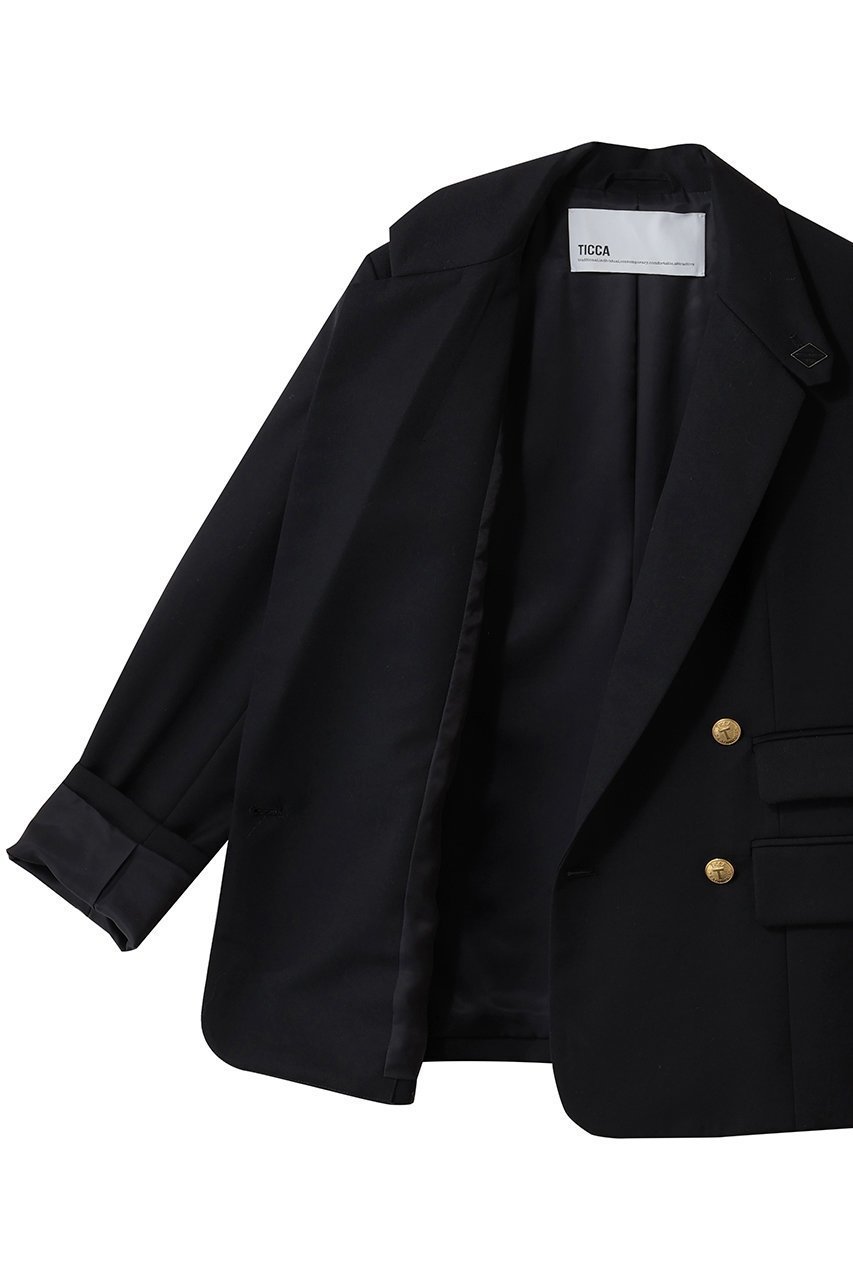 【ティッカ/TICCA】のダブルジャケット 大人の最旬トレンドファッション＆コーディネート founy(ファウニー) 　ファッション　Fashion　レディースファッション　Fashion for Women　アウター　Coat / Outerwear Collection　レディースジャケット・軽アウター　Jackets　ジャケット　Jacket, Outerwear　ダブル　Double, Double-Breasted　マニッシュ　Mannish, Boyish　other-6|ID: prp329100003069549 ipo3291000000036837513