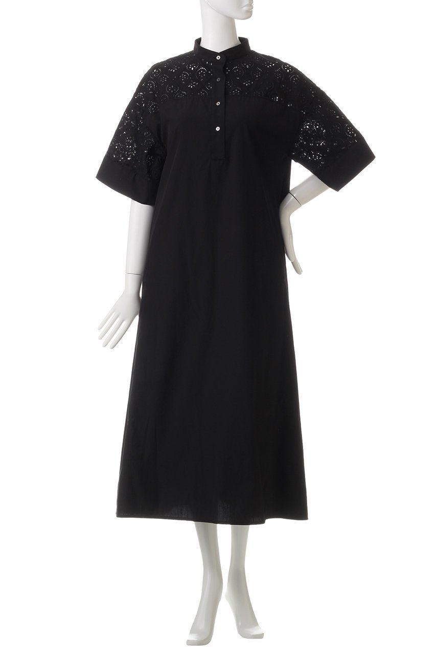 【ティッカ/TICCA】のレース半袖シャツワンピース 人気、トレンドファッション・服の通販 founy(ファニー) 　ファッション　Fashion　レディースファッション　Fashion for Women　ワンピース　Dresses　シャツワンピース / 1枚で着映えコーデ　Shirt Dresses　チュニック　Tunic Tops & Dresses　カッティング　Cutting Detail　クール　Cool, Chic　シューズ　Shoes, Footwear　チュニック　Tunic, Long Top　バランス　Balance, Style Balance　ヨーク　Yoke, Yoke Design　レース　Lace, Lace Fabric　ロング　Long, Long-Length　エレガント 上品　Elegant　半袖　Short Sleeve, Half Sleeve　other-2|ID: prp329100003069551 ipo3291000000032684288