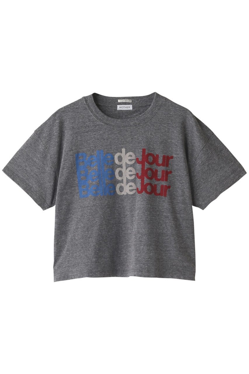 【マザー/MOTHER】のBELLE DE JOUR クロップド丈ロゴTシャツ 人気、トレンドファッション・服の通販 founy(ファニー) 　ファッション　Fashion　レディースファッション　WOMEN　トップス・カットソー　Tops/Tshirt　シャツ/ブラウス　Shirts/Blouses　ロング / Tシャツ　T-Shirts　カットソー　Cut and Sewn　クロップド　ショート　シンプル　スタイリッシュ　スリーブ　フロント　プリント　 other-1|ID: prp329100003076335 ipo3291000000020960200