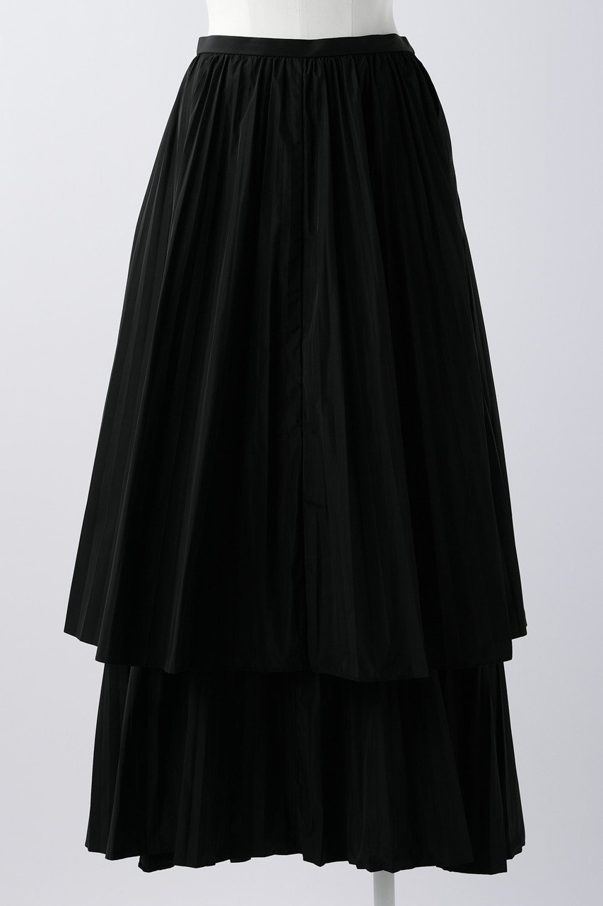 ENFOLD DOUBLE-PLEATED SKIRT プリーツスカート-