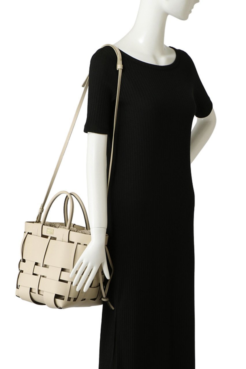 【ザンチェッティ/ZANCHETTI】のWOVEN MIDI SHOPPER 人気、トレンドファッション・服の通販 founy(ファニー) 　ファッション　Fashion　レディースファッション　Fashion for Women　バッグ　Bags　なめらか　Smooth, Silky Texture　ショルダー　Shoulder, Shoulder Strap　メッシュ　Mesh, Net Fabric　ラップ　Wrap, Wrap Design　ランダム　Random, Irregular　エレガント 上品　Elegant　other-2|ID: prp329100003077429 ipo3291000000032797727