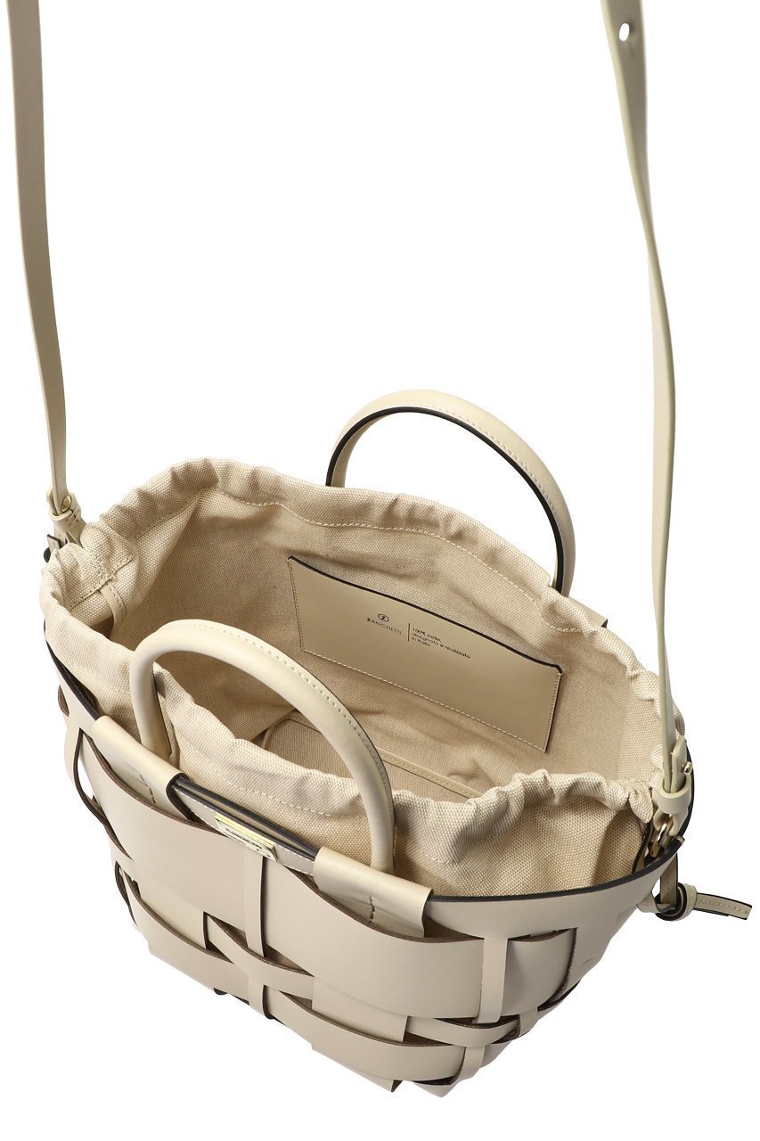 【ザンチェッティ/ZANCHETTI】のWOVEN MIDI SHOPPER 人気、トレンドファッション・服の通販 founy(ファニー) 　ファッション　Fashion　レディースファッション　Fashion for Women　バッグ　Bags　なめらか　Smooth, Silky Texture　ショルダー　Shoulder, Shoulder Strap　メッシュ　Mesh, Net Fabric　ラップ　Wrap, Wrap Design　ランダム　Random, Irregular　エレガント 上品　Elegant　other-5|ID: prp329100003077429 ipo3291000000032797730
