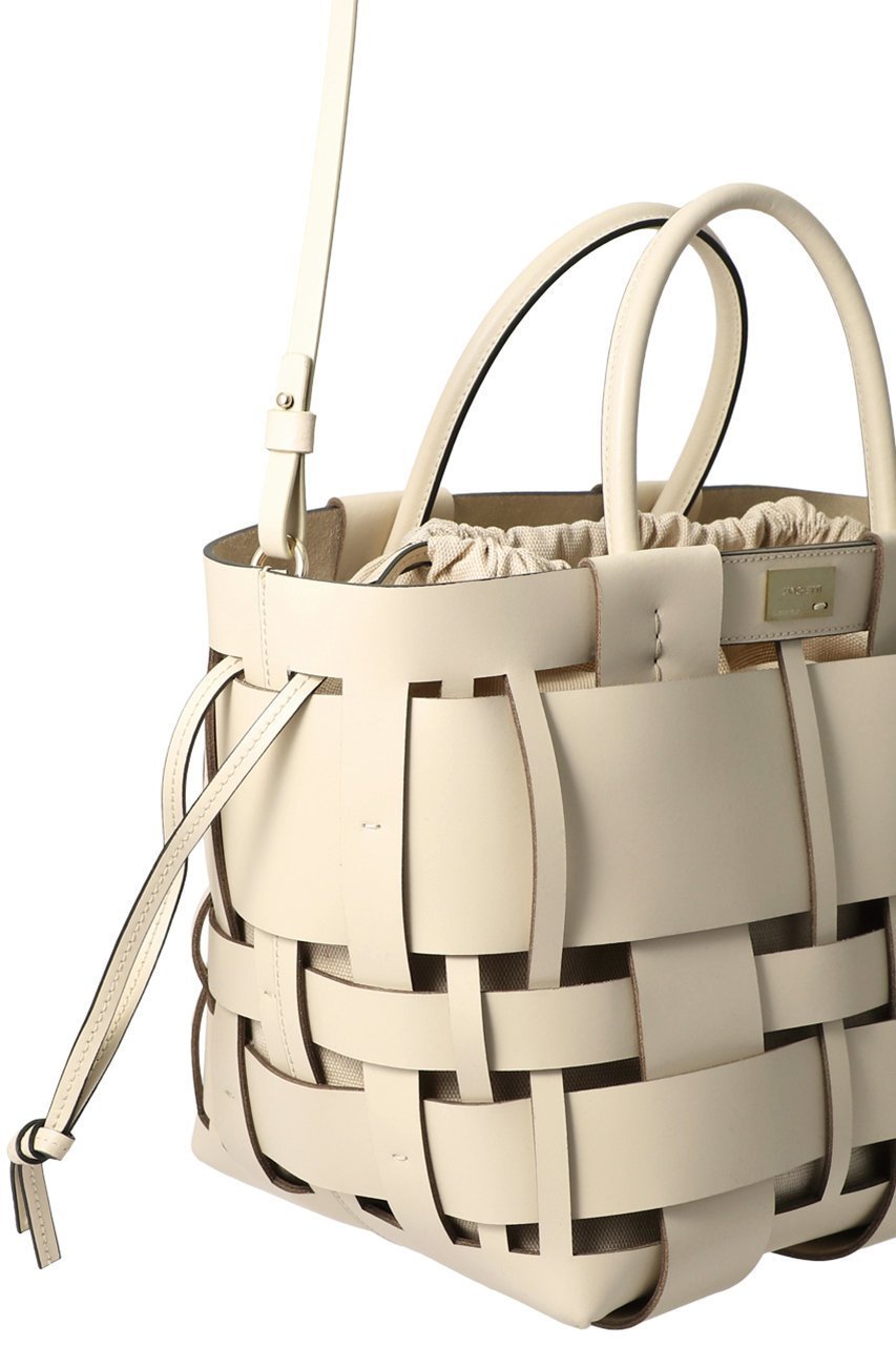 【ザンチェッティ/ZANCHETTI】のWOVEN MIDI SHOPPER 人気、トレンドファッション・服の通販 founy(ファニー) 　ファッション　Fashion　レディースファッション　Fashion for Women　バッグ　Bags　なめらか　Smooth, Silky Texture　ショルダー　Shoulder, Shoulder Strap　メッシュ　Mesh, Net Fabric　ラップ　Wrap, Wrap Design　ランダム　Random, Irregular　エレガント 上品　Elegant　other-4|ID: prp329100003077429 ipo3291000000036091671