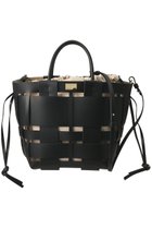 【ザンチェッティ/ZANCHETTI】のWOVEN MIDI SHOPPER ブラック|ID: prp329100003077429 ipo3291000000036886755