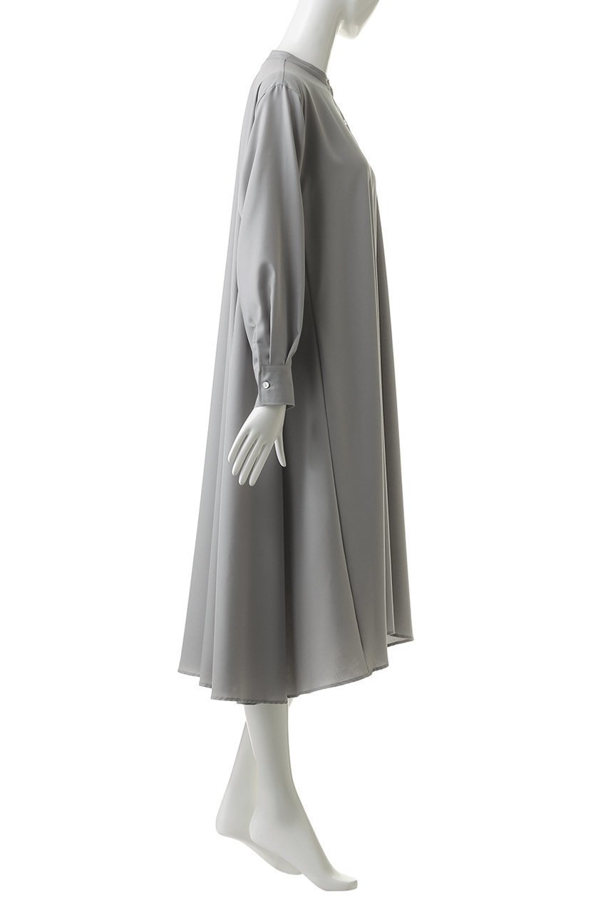 【ミズイロ インド/mizuiro ind】のT/R stand collar flare shirt OP ワンピース 人気、トレンドファッション・服の通販 founy(ファニー) 　ファッション　Fashion　レディースファッション　Fashion for Women　ワンピース　Dresses　チュニック　Tunic Tops & Dresses　おすすめ　Recommended / Our Picks　チュニック　Tunic, Long Top　ドレープ　Drape, Draping Fabric　フレア　Flare, Flared　ロング　Long, Long-Length　エレガント 上品　Elegant　other-3|ID: prp329100003082745 ipo3291000000032901780