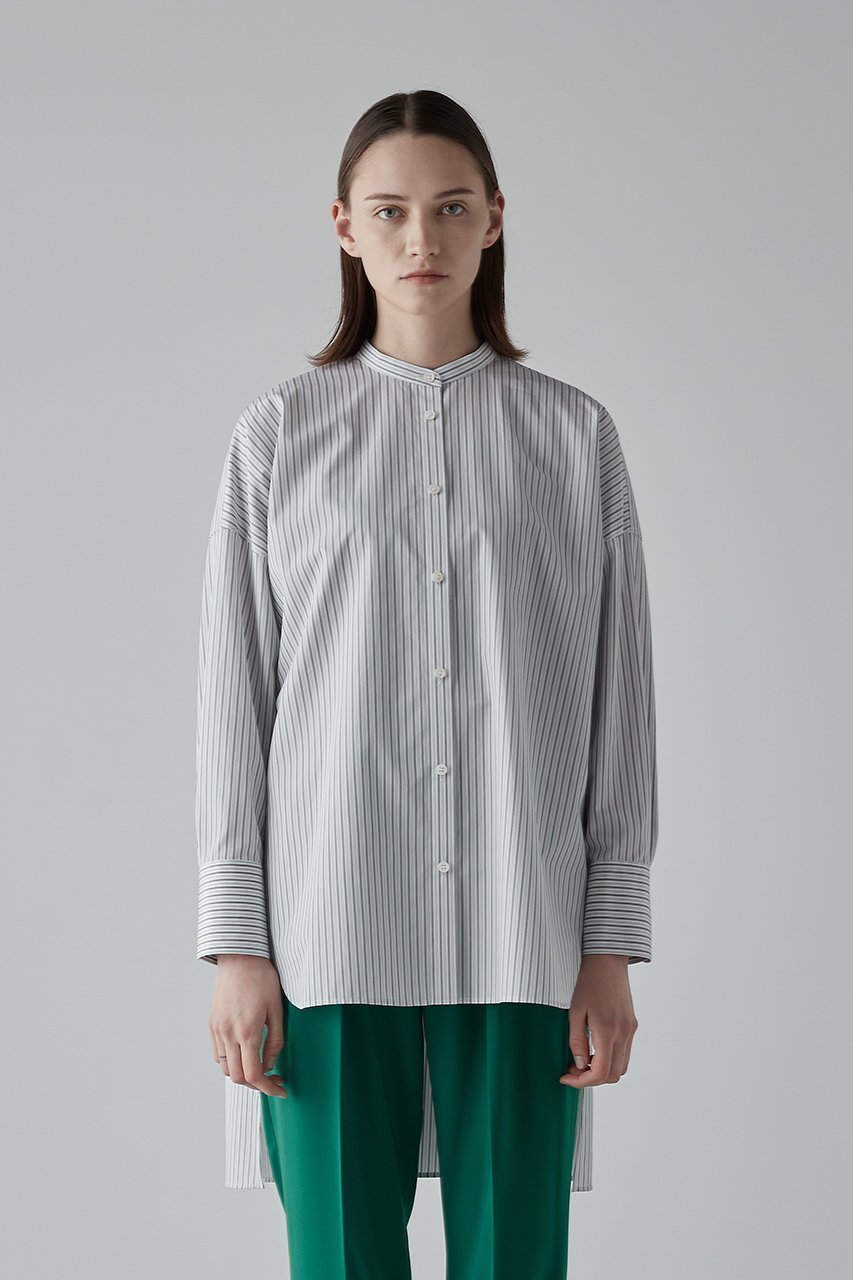【アドーア/ADORE】のTHOMAS MASON COブロードシャツ 人気、トレンドファッション・服の通販 founy(ファニー) 　ファッション　Fashion　レディースファッション　Fashion for Women　トップス・カットソー　Cut & Sew Tops　シャツ・ブラウス・オフィスカジュアル　Elegant Blouses & Button-Ups　スリーブ　Sleeve, Long Sleeve / Short Sleeve　センター　Center, Center Line　ティアード　Tiered, Tiered Style　フェミニン　Feminine, Girly　ブロード　Broadcloth, Fine Cotton　ロング　Long, Long-Length　other-5|ID: prp329100003085051 ipo3291000000032943761