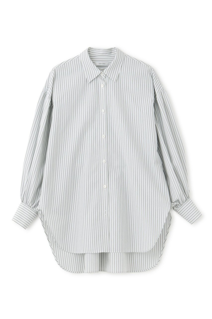 【アドーア/ADORE】のTHOMAS MASON COブロードブラウス 人気、トレンドファッション・服の通販 founy(ファニー)  ファッション Fashion レディースファッション Fashion for Women トップス・カットソー Cut & Sew Tops シャツ・ブラウス・オフィスカジュアル Elegant Blouses & Button-Ups イタリア Italy ギャザー Gathered, Ruffled シンプル Simple, Minimal スリーブ Sleeve, Long Sleeve / Short Sleeve ブロード Broadcloth, Fine Cotton ロング Long, Long-Length  other-1|ID: prp329100003085052 ipo3291000000034336516