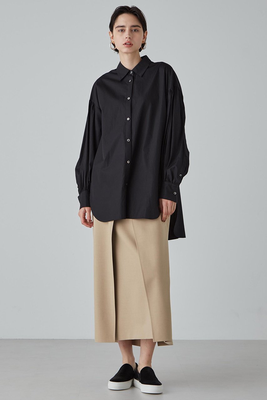 【アドーア/ADORE】のTHOMAS MASON COブロードブラウス 人気、トレンドファッション・服の通販 founy(ファニー) ファッション Fashion レディースファッション Fashion for Women トップス・カットソー Cut & Sew Tops シャツ・ブラウス・オフィスカジュアル Elegant Blouses & Button-Ups イタリア Italy ギャザー Gathered, Ruffled シンプル Simple, Minimal スリーブ Sleeve, Long Sleeve / Short Sleeve ブロード Broadcloth, Fine Cotton ロング Long, Long-Length other-8|ID: prp329100003085052 ipo3291000000034387282