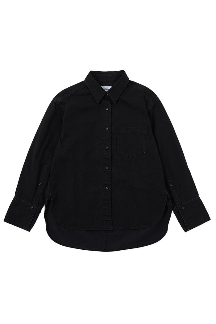 【ザ ストア バイ シー/THE STORE by C】のデニムシャツ インテリア・キッズ・メンズ・レディースファッション・服の通販 founy(ファニー) https://founy.com/ ファッション Fashion レディースファッション Fashion for Women トップス・カットソー Cut & Sew Tops シャツ・ブラウス・オフィスカジュアル Elegant Blouses & Button-Ups おすすめ Recommended / Our Picks スリーブ Sleeve, Long Sleeve / Short Sleeve デニム Denim, Jeans Material ロング Long, Long-Length |ID: prp329100003090202 ipo3291000000036586024