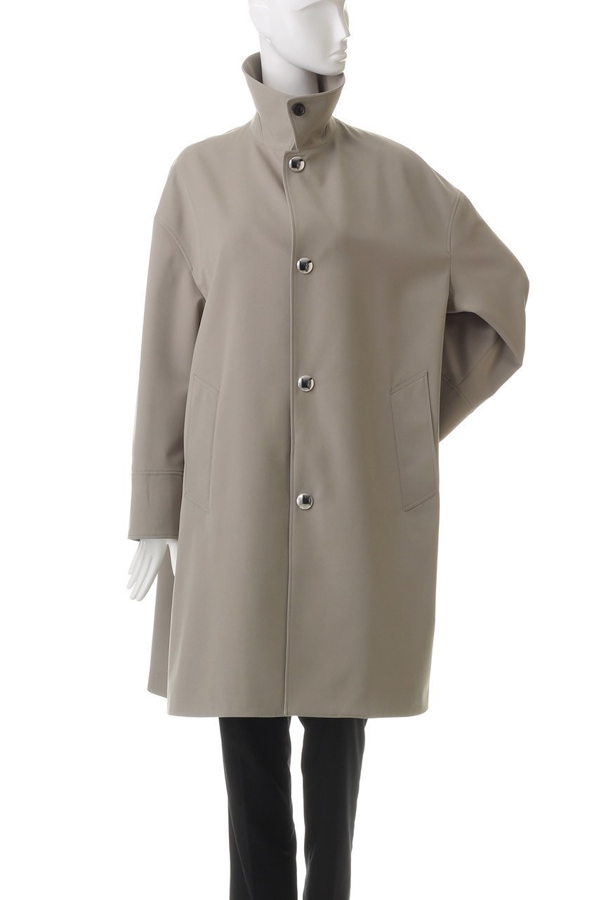【ザ リラクス/THE RERACS】のミドルバルカラーコート 人気、トレンドファッション・服の通販 founy(ファニー) 　ファッション　Fashion　レディースファッション　Fashion for Women　アウター　Coat / Outerwear Collection　コート・ロングコート・ピーコート　Long Coats, Peacoats & More　シルバー　Silver, Metallic Silver　フォーマル　Formal, Dressy　フロント　Front, Front Design　ミドル　Middle Length, Mid Height　ロング　Long, Long-Length　定番　Standard, Basic Item　other-7|ID: prp329100003090258 ipo3291000000032925123