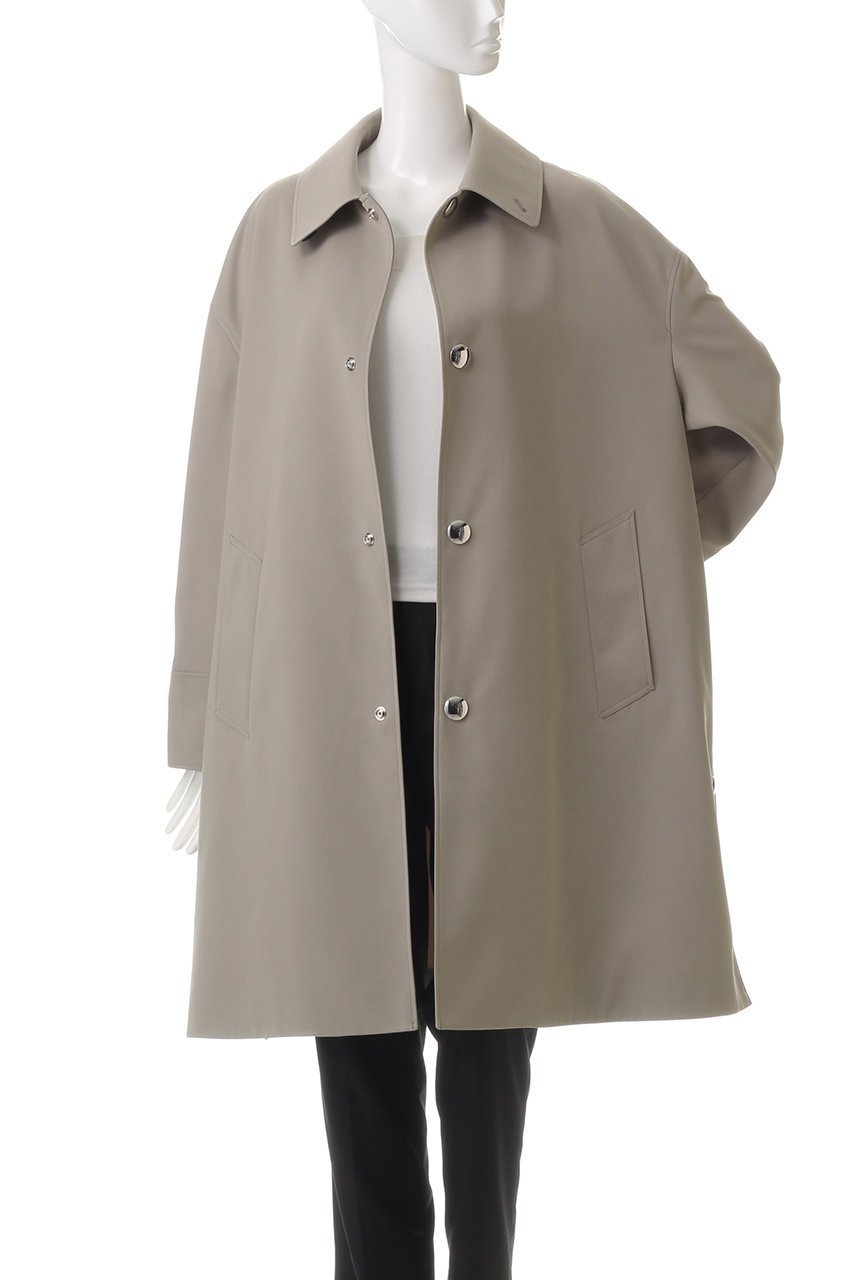 【ザ リラクス/THE RERACS】のミドルバルカラーコート 人気、トレンドファッション・服の通販 founy(ファニー) 　ファッション　Fashion　レディースファッション　Fashion for Women　アウター　Coat / Outerwear Collection　コート・ロングコート・ピーコート　Long Coats, Peacoats & More　シルバー　Silver, Metallic Silver　フォーマル　Formal, Dressy　フロント　Front, Front Design　ミドル　Middle Length, Mid Height　ロング　Long, Long-Length　定番　Standard, Basic Item　other-8|ID: prp329100003090258 ipo3291000000034956183