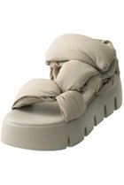 【スティーブマデン/STEVE MADDEN】のBONKERS クッションベルトサンダル グレーベージュ|ID: prp329100003094591 ipo3291000000032774557