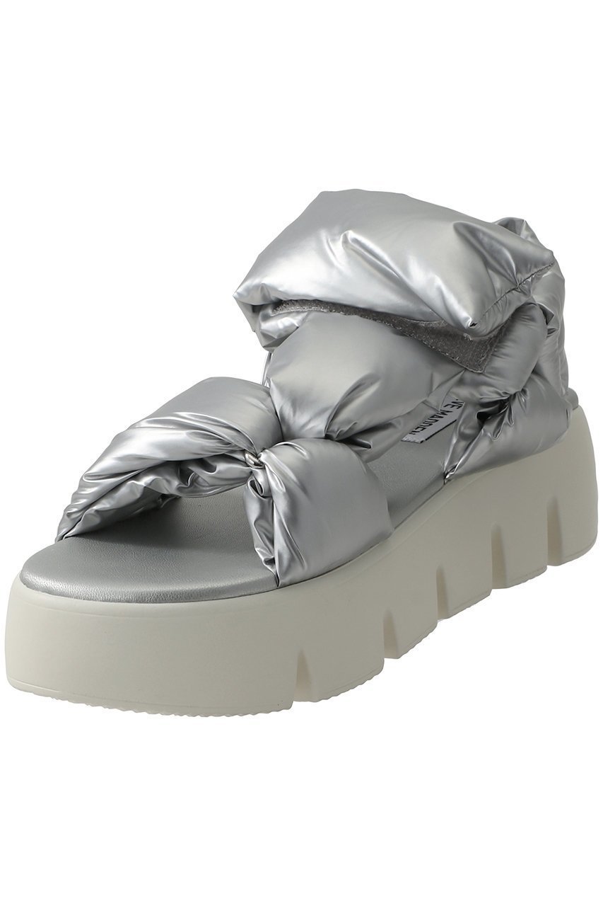 【スティーブマデン/STEVE MADDEN】のBONKERS クッションベルトサンダル インテリア・キッズ・メンズ・レディースファッション・服の通販 founy(ファニー) 　ファッション　Fashion　レディースファッション　Fashion for Women　ベルト&ウエストマーク　Belts & Waist Accessories　インソール　Shoe Insole　クッション　Cushion, Throw Pillow　サンダル　Sandals, Summer Shoes　再入荷　Restock / Back in Stock　夏　Summer　春　Spring　S/S・春夏　SS, Spring/Summer, Warm Season　シルバー|ID: prp329100003094591 ipo3291000000032774560