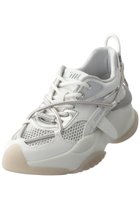 【スティーブマデン/STEVE MADDEN】のBONANZA ダブルレースアップスニーカー ホワイトシルバー|ID: prp329100003094592 ipo3291000000032773334