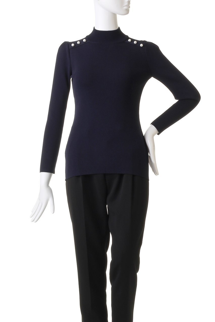 【ボーダーズ アット バルコニー/BORDERS at BALCONY】のパールトップ 人気、トレンドファッション・服の通販 founy(ファニー) 　ファッション　Fashion　レディースファッション　Fashion for Women　トップス・カットソー　Cut & Sew Tops　シャツ・ブラウス・オフィスカジュアル　Elegant Blouses & Button-Ups　ロングTシャツ・Tシャツ　Longline T-Shirts & Tees　カットソー・ベーシックTシャツ　Cut-and-Sewn Tops / Stretch Tees & Basics　シンプル　Simple, Minimal　スリーブ　Sleeve, Long Sleeve / Short Sleeve　パール　Pearl, Pearl Accent　フィット　Fit, Slim Fit　ロング　Long, Long-Length　エレガント 上品　Elegant　人気　Popular, Best Seller　定番　Standard, Basic Item　other-2|ID: prp329100003094594 ipo3291000000032896842