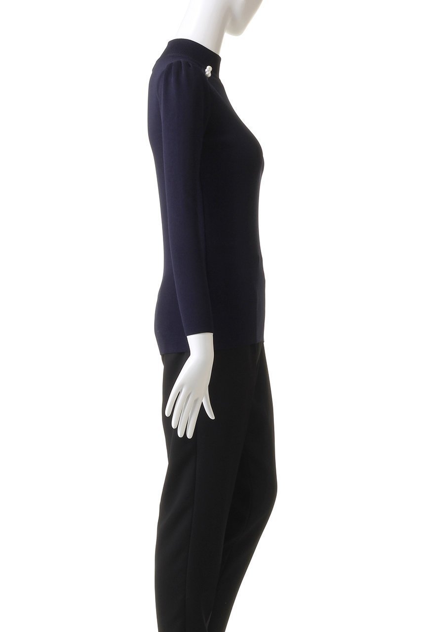 【ボーダーズ アット バルコニー/BORDERS at BALCONY】のパールトップ 人気、トレンドファッション・服の通販 founy(ファニー) 　ファッション　Fashion　レディースファッション　Fashion for Women　トップス・カットソー　Cut & Sew Tops　シャツ・ブラウス・オフィスカジュアル　Elegant Blouses & Button-Ups　ロングTシャツ・Tシャツ　Longline T-Shirts & Tees　カットソー・ベーシックTシャツ　Cut-and-Sewn Tops / Stretch Tees & Basics　シンプル　Simple, Minimal　スリーブ　Sleeve, Long Sleeve / Short Sleeve　パール　Pearl, Pearl Accent　フィット　Fit, Slim Fit　ロング　Long, Long-Length　エレガント 上品　Elegant　人気　Popular, Best Seller　定番　Standard, Basic Item　other-3|ID: prp329100003094594 ipo3291000000032896846