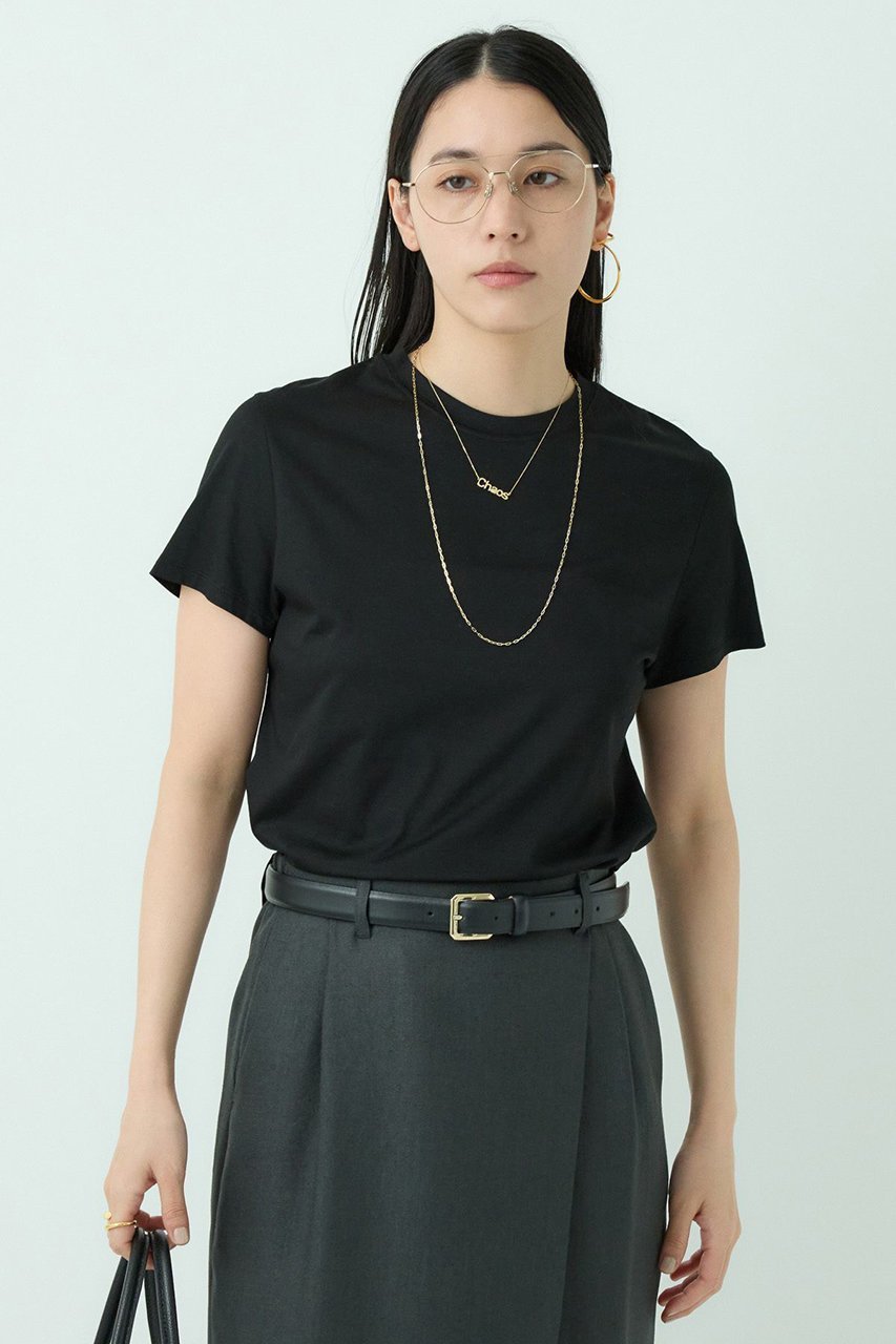 【カオス/Chaos】のハーヴィ-Tシャツ インテリア・キッズ・メンズ・レディースファッション・服の通販 founy(ファニー) ファッション Fashion レディースファッション Fashion for Women トップス・カットソー Cut & Sew Tops シャツ・ブラウス・オフィスカジュアル Elegant Blouses & Button-Ups ロングTシャツ・Tシャツ Longline T-Shirts & Tees カットソー・ベーシックTシャツ Cut-and-Sewn Tops / Stretch Tees & Basics カットソー Cut and Sewn Top コンパクト Compact, Small Size ショート Short, Short Length シンプル Simple, Minimal ストレッチ Stretch, Stretchy Fabric スリーブ Sleeve, Long Sleeve / Short Sleeve パターン Pattern, Design Print ブラック|ID: prp329100003096793 ipo3291000000036649986