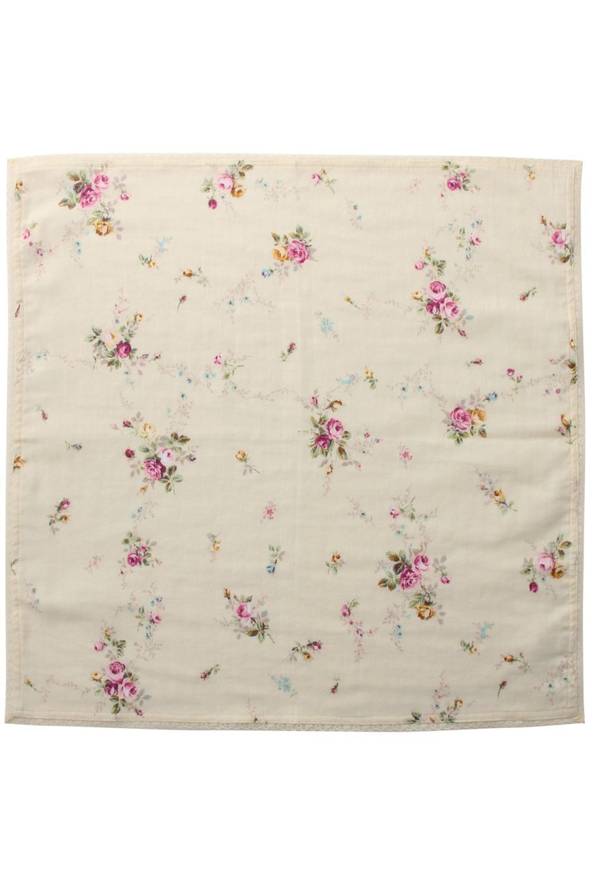 【イクコ/IKUKO】のダブルガーゼ花柄プリント ハンカチ 人気、トレンドファッション・服の通販 founy(ファニー) 　ファッション　Fashion　レディースファッション　Fashion for Women　レイングッズ・傘・晴雨兼用傘　Umbrellas & Rain Gear　おすすめ　Recommended / Our Picks　ギフト プレゼント　Gift / Present　ダブル　Double, Double-Breasted　ハンカチ　Handkerchief, Hanky　フェミニン　Feminine, Girly　フラワー　Flower, Floral　プリント　Print, Printed Pattern　レース　Lace, Lace Fabric　傘　Umbrella, Parasol　吸水　Absorbent, Quick-Dry　定番　Standard, Basic Item　時計　Watch, Wristwatch　 other-1|ID: prp329100003098866 ipo3291000000032866472