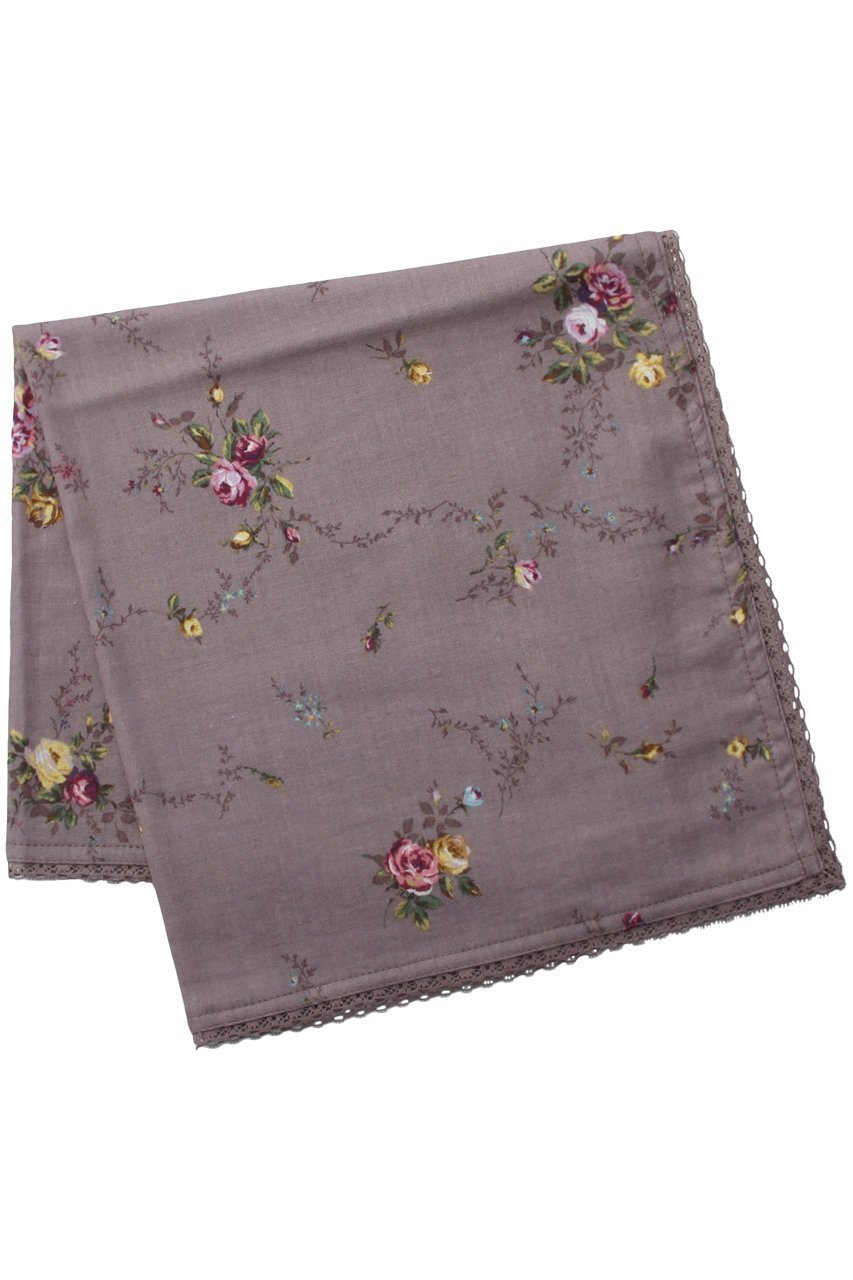 【イクコ/IKUKO】のダブルガーゼ花柄プリント ハンカチ 人気、トレンドファッション・服の通販 founy(ファニー) 　ファッション　Fashion　レディースファッション　Fashion for Women　レイングッズ・傘・晴雨兼用傘　Umbrellas & Rain Gear　おすすめ　Recommended / Our Picks　ギフト プレゼント　Gift / Present　ダブル　Double, Double-Breasted　ハンカチ　Handkerchief, Hanky　フェミニン　Feminine, Girly　フラワー　Flower, Floral　プリント　Print, Printed Pattern　レース　Lace, Lace Fabric　傘　Umbrella, Parasol　吸水　Absorbent, Quick-Dry　定番　Standard, Basic Item　時計　Watch, Wristwatch　other-2|ID: prp329100003098866 ipo3291000000035858986