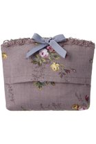 【イクコ/IKUKO】のダブルガーゼ花柄プリント ティッシュケース パープル|ID: prp329100003098867 ipo3291000000032866537