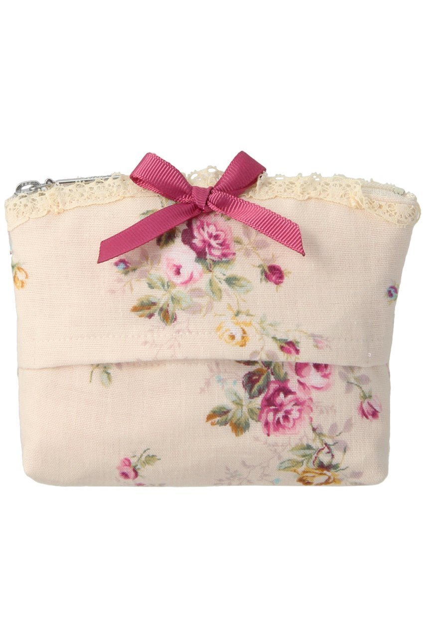【イクコ/IKUKO】のダブルガーゼ花柄プリント ティッシュケース インテリア・キッズ・メンズ・レディースファッション・服の通販 founy(ファニー) 　ファッション　Fashion　レディースファッション　Fashion for Women　レイングッズ・傘・晴雨兼用傘　Umbrellas & Rain Gear　おすすめ　Recommended / Our Picks　ギフト プレゼント　Gift / Present　ジップ　Zip, Zipper　ダブル　Double, Double-Breasted　ハンカチ　Handkerchief, Hanky　フェミニン　Feminine, Girly　フラワー　Flower, Floral　プリント　Print, Printed Pattern　ポーチ　Pouch, Small Case　リボン　Ribbon, Bow　レース　Lace, Lace Fabric　傘　Umbrella, Parasol　吸水　Absorbent, Quick-Dry　定番　Standard, Basic Item　時計　Watch, Wristwatch　アイボリー|ID: prp329100003098867 ipo3291000000035893954