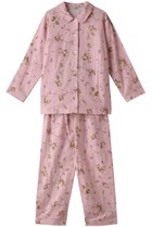 【イクコ/IKUKO】のダブルガーゼ花柄プリント 襟付きパジャマ ピンク|ID:prp329100003098869