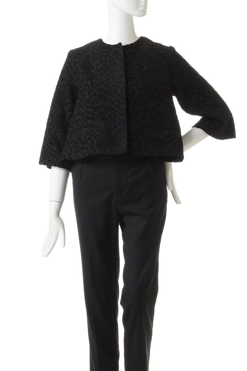 【アロー/aLORS】のVESTE AMARI (ヴェストアマーリ) 人気、トレンドファッション・服の通販 founy(ファニー) 　ファッション　Fashion　レディースファッション　Fashion for Women　アウター　Coat / Outerwear Collection　レディースジャケット・軽アウター　Jackets　おすすめ　Recommended / Our Picks　イタリア　Italy　ショート　Short, Short Length　ジャカード／ジャガード　Jacquard, Woven Pattern　ジャケット　Jacket, Outerwear　セットアップ　Set-Up, Coordinated Outfit　バランス　Balance, Style Balance　フレア　Flare, Flared　レオパード　Leopard, Animal Print　other-2|ID: prp329100003106723 ipo3291000000032914632