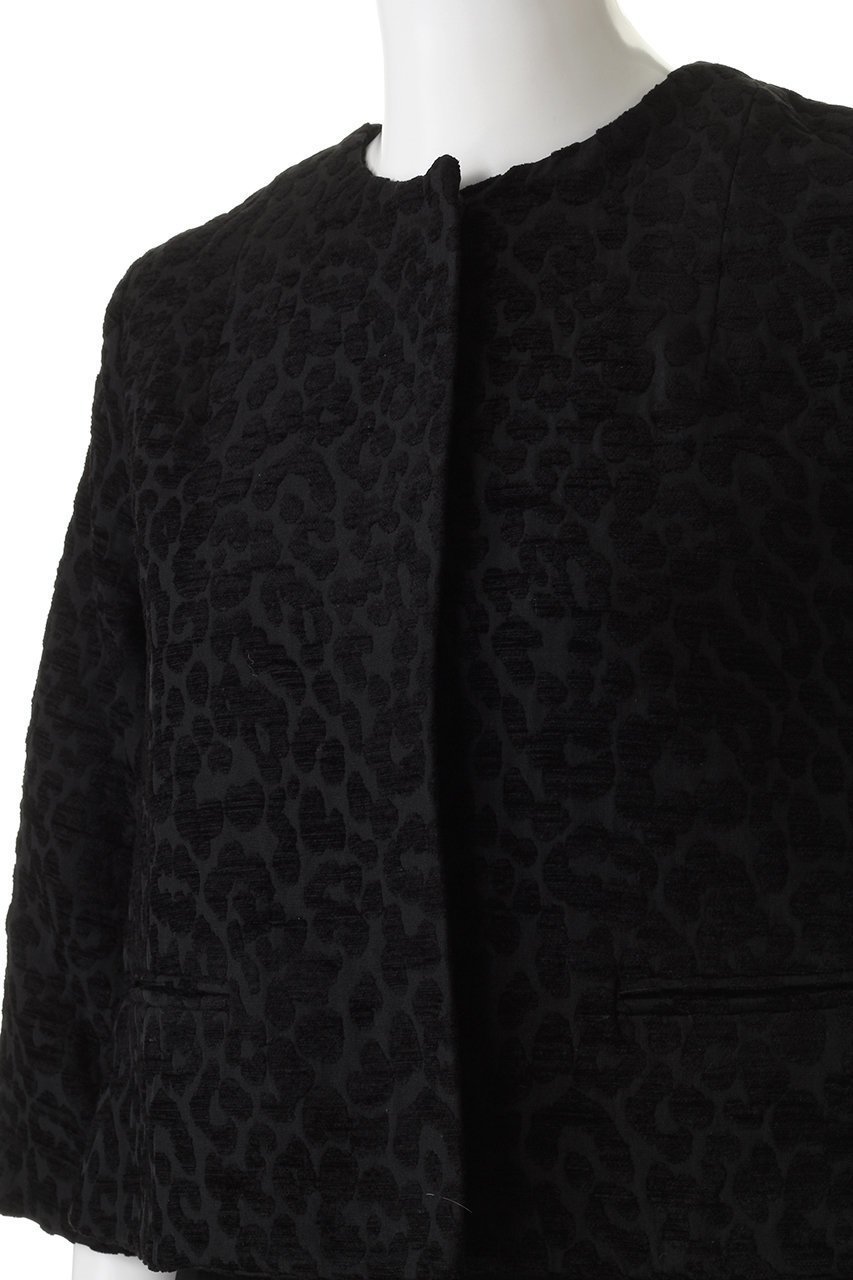 【アロー/aLORS】のVESTE AMARI (ヴェストアマーリ) 人気、トレンドファッション・服の通販 founy(ファニー) 　ファッション　Fashion　レディースファッション　Fashion for Women　アウター　Coat / Outerwear Collection　レディースジャケット・軽アウター　Jackets　おすすめ　Recommended / Our Picks　イタリア　Italy　ショート　Short, Short Length　ジャカード／ジャガード　Jacquard, Woven Pattern　ジャケット　Jacket, Outerwear　セットアップ　Set-Up, Coordinated Outfit　バランス　Balance, Style Balance　フレア　Flare, Flared　レオパード　Leopard, Animal Print　other-5|ID: prp329100003106723 ipo3291000000032914662