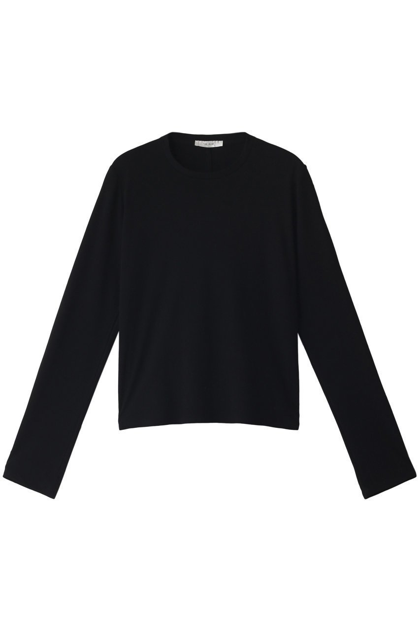【ザ ロウ/THE ROW】のSHERMAN TSHIRT インテリア・キッズ・メンズ・レディースファッション・服の通販 founy(ファニー)  ファッション Fashion レディースファッション Fashion for Women トップス・カットソー Cut & Sew Tops シャツ・ブラウス・オフィスカジュアル Elegant Blouses & Button-Ups ロングTシャツ・Tシャツ Longline T-Shirts & Tees カットソー・ベーシックTシャツ Cut-and-Sewn Tops / Stretch Tees & Basics なめらか Smooth, Silky Texture シンプル Simple, Minimal スリーブ Sleeve, Long Sleeve / Short Sleeve ロング Long, Long-Length ブラック|ID: prp329100003106749 ipo3291000000032837956