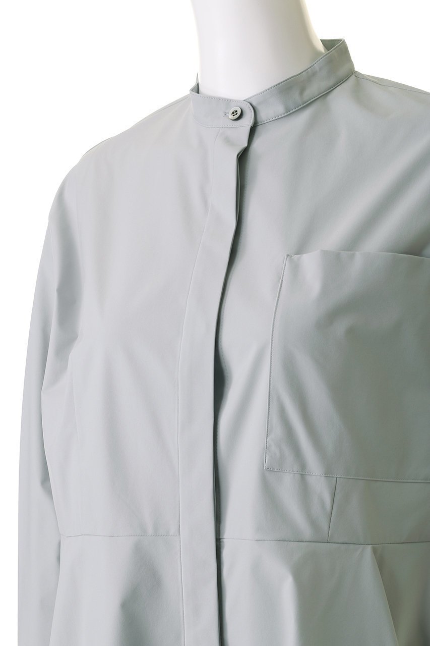 【ル フィル/LE PHIL】のSOLOTEXペプラムブラウス 人気、トレンドファッション・服の通販 founy(ファニー) 　ファッション　Fashion　レディースファッション　WOMEN　トップス・カットソー　Tops/Tshirt　シャツ/ブラウス　Shirts/Blouses　シンプル　Simple　ストレッチ　Stretch　スリーブ　Sleeve　タフタ　Taffeta　ドレープ　Drape　フェミニン　Feminine　ペプラム　Peplum　ロング　Long　other-5|ID: prp329100003117422 ipo3291000000031418850