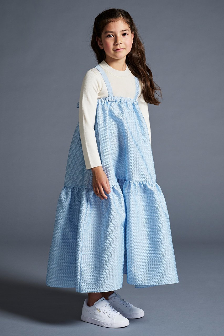 【アミカ/AMICA / KIDS】の【BABY&KIDS】クチュールドレス ブルー(6Y-11Y) 6Y-11Y 人気、トレンドファッション・服の通販 founy(ファニー) 　ファッション　Fashion　キッズファッション　Fashion for Kids　ワンピース　Dresses　おすすめ　Recommended / Our Picks　サスペンダー　Suspenders, Braces　ドレス　Dress, One-Piece　人気　Popular, Best Seller　定番　Standard, Basic Item　other-7|ID: prp329100003117515 ipo3291000000036237090