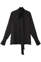【チノ/CINOH】のBLACK FORMAL ボウタイブラウス 人気、トレンドファッション・服の通販 founy(ファニー) ファッション Fashion レディースファッション Fashion for Women トップス・カットソー Cut & Sew Tops シャツ・ブラウス・オフィスカジュアル Elegant Blouses & Button-Ups エレガント 上品 Elegant スリーブ Sleeve, Long Sleeve / Short Sleeve ドレープ Drape, Draping Fabric マニッシュ Mannish, Boyish ロング Long, Long-Length thumbnail ブラック|ID: prp329100003117538 ipo3291000000032887305