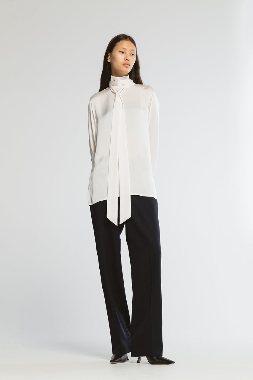 【チノ/CINOH】のBLACK FORMAL ボウタイブラウス 人気、トレンドファッション・服の通販 founy(ファニー) 　ファッション　Fashion　レディースファッション　Fashion for Women　トップス・カットソー　Cut & Sew Tops　シャツ・ブラウス・オフィスカジュアル　Elegant Blouses & Button-Ups　エレガント 上品　Elegant　スリーブ　Sleeve, Long Sleeve / Short Sleeve　ドレープ　Drape, Draping Fabric　マニッシュ　Mannish, Boyish　ロング　Long, Long-Length　other-7|ID: prp329100003117538 ipo3291000000032887335
