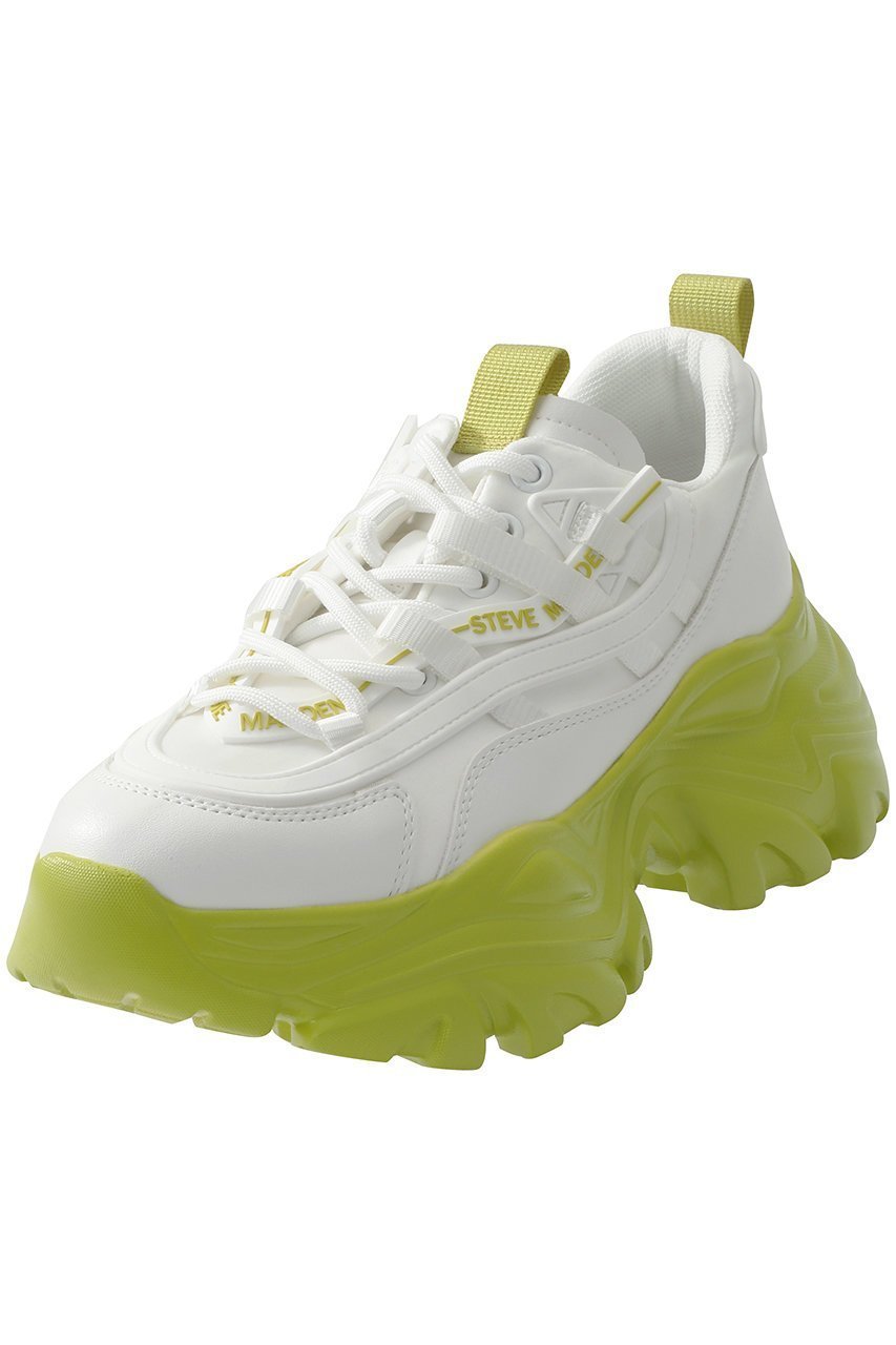 【スティーブマデン/STEVE MADDEN】のRECOUPE 厚底ボリュームスニーカー インテリア・キッズ・メンズ・レディースファッション・服の通販 founy(ファニー) 　ファッション　Fashion　レディースファッション　Fashion for Women　コンビ　Combo, Combination Style　スニーカー　Sneakers, Trainers　レース　Lace, Lace Fabric　再入荷　Restock / Back in Stock　厚底　Platform Shoes　ホワイトライム|ID: prp329100003120598 ipo3291000000036553925