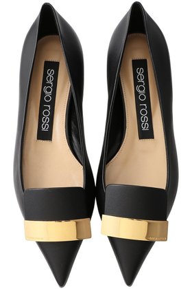 【セルジオ ロッシ/SERGIO ROSSI】 sr1 ポインテッドトゥフラットシューズ人気、トレンドファッション・服の通販 founy(ファニー) ファッション Fashion レディースファッション Fashion for Women エレガント 上品 Elegant シューズ Shoes, Footwear フェミニン Feminine, Girly フラット Flat, Flat Shoes プレート Plate, Dish メタル Metal, Metal Parts モダン Modern, Contemporary |ID:prp329100003120631
