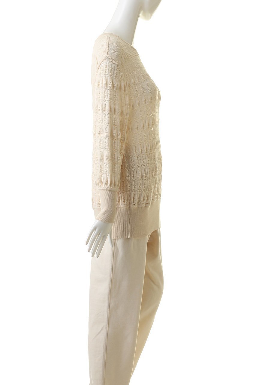 【プリスティン/PRISTINE】のバルファスロングスリーブPO 人気、トレンドファッション・服の通販 founy(ファニー) 　ファッション　Fashion　レディースファッション　Fashion for Women　トップス・カットソー　Cut & Sew Tops　ニット　Knit Tops & Sweaters　カジュアルプルオーバー・ニットトップス　Pullovers & Knit Tops / Casual Pullovers　フェミニン　Feminine, Girly　リラックス　Relax, Relaxed Fit　レース　Lace, Lace Fabric　エレガント 上品　Elegant　春　Spring　other-3|ID: prp329100003122996 ipo3291000000035766174