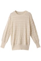 【プリスティン/PRISTINE】のバルファスロングスリーブPO 人気、トレンドファッション・服の通販 founy(ファニー) ファッション Fashion レディースファッション Fashion for Women トップス・カットソー Cut & Sew Tops ニット Knit Tops & Sweaters カジュアルプルオーバー・ニットトップス Pullovers & Knit Tops / Casual Pullovers フェミニン Feminine, Girly リラックス Relax, Relaxed Fit レース Lace, Lace Fabric エレガント 上品 Elegant 春 Spring thumbnail ナチュラル|ID: prp329100003122996 ipo3291000000036593484