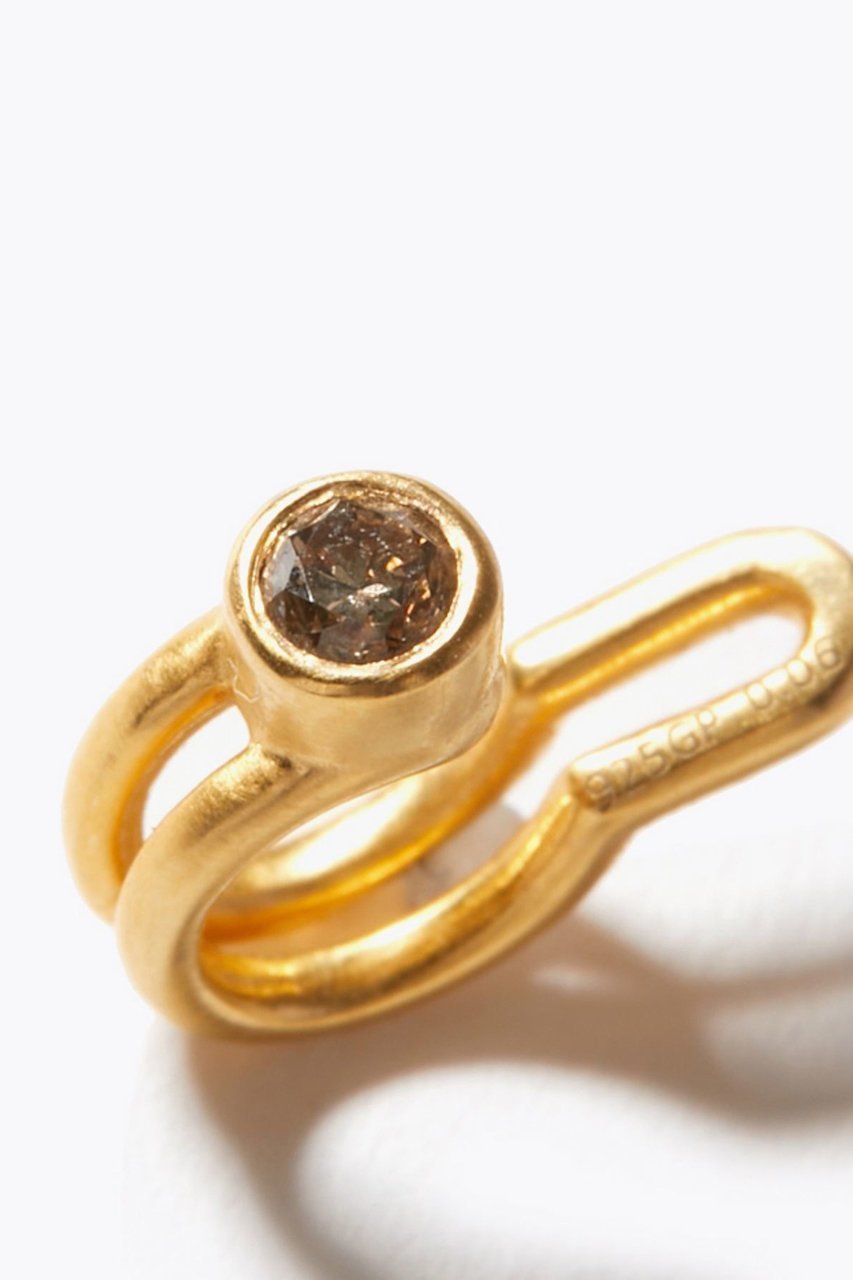 【アルティーダ ウード/ARTIDA OUD】のbasic ブラウンダイヤモンド トラゲス イヤーカフ(片耳用) 人気、トレンドファッション・服の通販 founy(ファニー) ファッション Fashion レディースファッション Fashion for Women ジュエリー Jewelry ファッションリング Fashion Rings イヤリング・フープ・ドロップタイプ Hoop, Drop & Clip Earrings イヤリング Earrings イヤーカフ Ear Cuffs ダイヤモンド Diamond, Brilliant Cut ベーシック Basic, Essential 片耳 One-Ear, Single Earring other-6|ID: prp329100003123045 ipo3291000000035945227