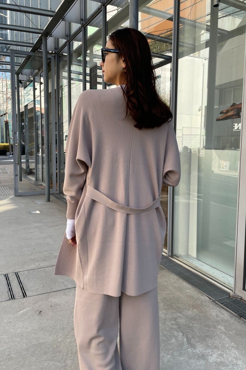 【スリー ドッツ/three dots】のニットアウター ベルトつきドルマントッパー 人気、トレンドファッション・服の通販 founy(ファニー) 　ファッション　Fashion　レディースファッション　Fashion for Women　トップス・カットソー　Cut & Sew Tops　ニット　Knit Tops & Sweaters　カーディガン・羽織り　Layered Style Cardigans　ベルト&ウエストマーク　Belts & Waist Accessories　カーディガン　Cardigan, Knitwear　トレンド　Trend, Trending Now　ドレープ　Drape, Draping Fabric　ロング　Long, Long-Length　other-7|ID: prp329100003125531 ipo3291000000032923419