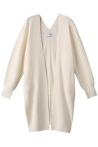 【スリー ドッツ/three dots】のニットアウター ベルトつきドルマントッパー オフホワイト|ID: prp329100003125531 ipo3291000000035824425