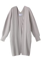 【スリー ドッツ/three dots】のニットアウター ベルトつきドルマントッパー ライトグレー|ID: prp329100003125531 ipo3291000000036404992