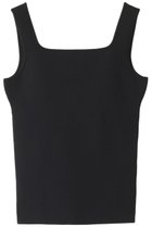 【クラネ/CLANE】のSQUARE TANK KNIT TOPS ニット 人気、トレンドファッション・服の通販 founy(ファニー) ファッション Fashion レディースファッション Fashion for Women トップス・カットソー Cut & Sew Tops ニット Knit Tops & Sweaters カジュアルプルオーバー・ニットトップス Pullovers & Knit Tops / Casual Pullovers インナー Innerwear シンプル Simple, Minimal スクエア Square, Square Shape ストレッチ Stretch, Stretchy Fabric タンク Tank Top, Sleeveless Top フロント Front, Front Design エレガント 上品 Elegant thumbnail ブラック|ID: prp329100003129244 ipo3291000000036531352