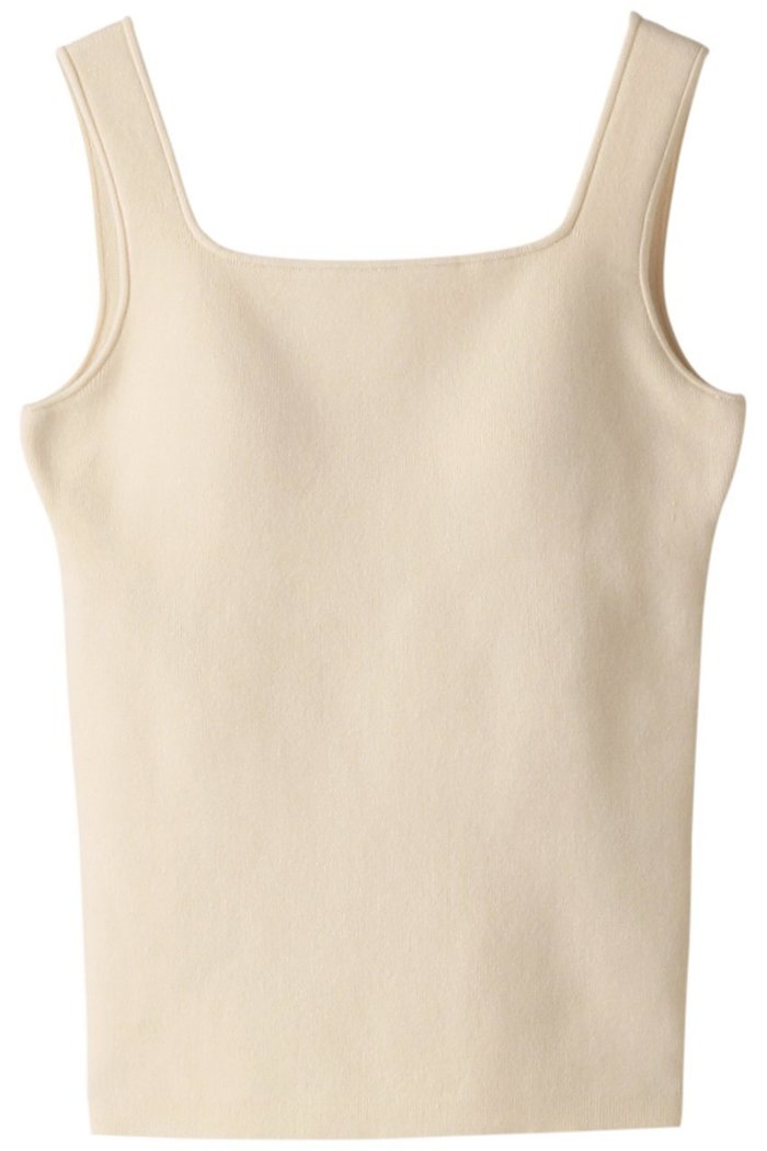 【クラネ/CLANE】のSQUARE TANK KNIT TOPS ニット インテリア・キッズ・メンズ・レディースファッション・服の通販 founy(ファニー) https://founy.com/ ファッション Fashion レディースファッション Fashion for Women トップス・カットソー Cut & Sew Tops ニット Knit Tops & Sweaters カジュアルプルオーバー・ニットトップス Pullovers & Knit Tops / Casual Pullovers インナー Innerwear シンプル Simple, Minimal スクエア Square, Square Shape ストレッチ Stretch, Stretchy Fabric タンク Tank Top, Sleeveless Top フロント Front, Front Design エレガント 上品 Elegant |ID: prp329100003129244 ipo3291000000036906569