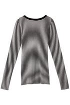 【ウィムガゼット/Whim Gazette】のVバッグシャンテレコカットソー 人気、トレンドファッション・服の通販 founy(ファニー) ファッション Fashion レディースファッション Fashion for Women トップス・カットソー Cut & Sew Tops シャツ・ブラウス・オフィスカジュアル Elegant Blouses & Button-Ups ロングTシャツ・Tシャツ Longline T-Shirts & Tees カットソー・ベーシックTシャツ Cut-and-Sewn Tops / Stretch Tees & Basics カットソー Cut and Sewn Top スリーブ Sleeve, Long Sleeve / Short Sleeve テレコ Ribbed, Rib Stitch フィット Fit, Slim Fit ロング Long, Long-Length 長袖 Long Sleeve, Full Sleeve thumbnail ブラック|ID: prp329100003129248 ipo3291000000033705031
