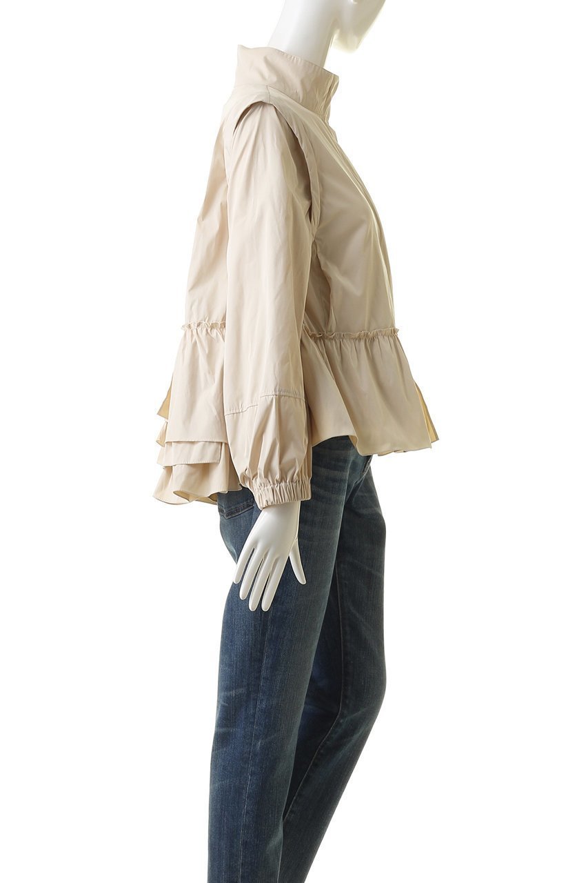 【マリリンムーン/MARILYN MOON】の2wayラッフルブルゾン 人気、トレンドファッション・服の通販 founy(ファニー) 　ファッション　Fashion　レディースファッション　Fashion for Women　アウター　Coat / Outerwear Collection　レディースジャケット・軽アウター　Jackets　ブルゾンジャケット・スポーティアウター　Blouson Jackets　ジャケット　Jacket, Outerwear　スタンド　Stand Collar, Upright Stand　スポーティ　Sporty, Casual Athletic　フリル　Frill, Ruffle　ブルゾン　Blouson, Bomber Jacket　ベスト　Vest, Waistcoat　ポケット　Pocket, Pocket Detail　人気　Popular, Best Seller　other-3|ID: prp329100003131293 ipo3291000000032914729