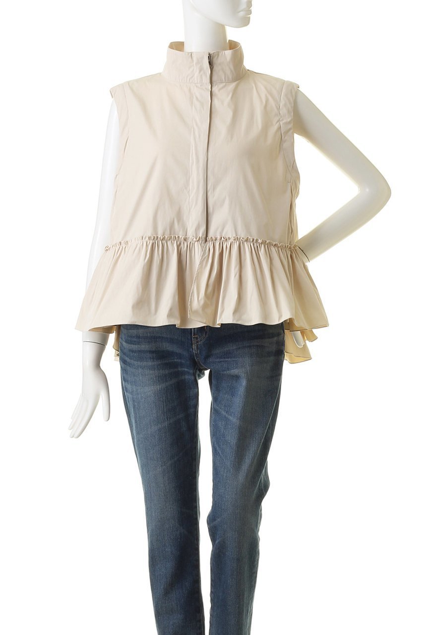 【マリリンムーン/MARILYN MOON】の2wayラッフルブルゾン 人気、トレンドファッション・服の通販 founy(ファニー) 　ファッション　Fashion　レディースファッション　Fashion for Women　アウター　Coat / Outerwear Collection　レディースジャケット・軽アウター　Jackets　ブルゾンジャケット・スポーティアウター　Blouson Jackets　ジャケット　Jacket, Outerwear　スタンド　Stand Collar, Upright Stand　スポーティ　Sporty, Casual Athletic　フリル　Frill, Ruffle　ブルゾン　Blouson, Bomber Jacket　ベスト　Vest, Waistcoat　ポケット　Pocket, Pocket Detail　人気　Popular, Best Seller　other-7|ID: prp329100003131293 ipo3291000000035655444