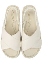 【エスメラルダ/Esmeralda】の【GAIMO】クロスベルトサンダル アイボリー|ID: prp329100003131328 ipo3291000000036139570