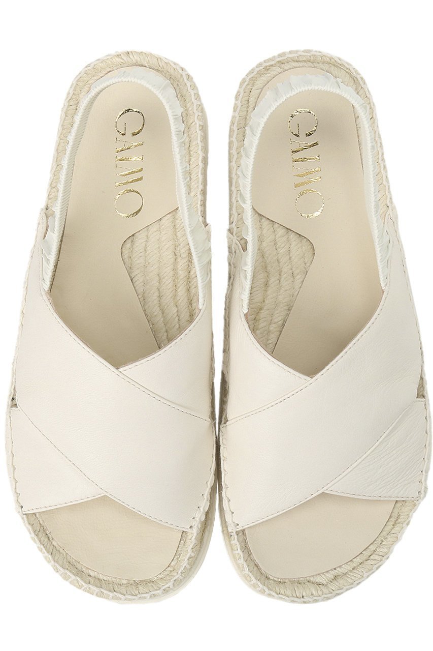 【エスメラルダ/Esmeralda】の【GAIMO】クロスベルトサンダル インテリア・キッズ・メンズ・レディースファッション・服の通販 founy(ファニー) 　ファッション　Fashion　レディースファッション　Fashion for Women　ベルト&ウエストマーク　Belts & Waist Accessories　サンダル　Sandals, Summer Shoes　シンプル　Simple, Minimal　ジュート　Jute, Natural Fiber　再入荷　Restock / Back in Stock　アイボリー|ID: prp329100003131328 ipo3291000000036869031