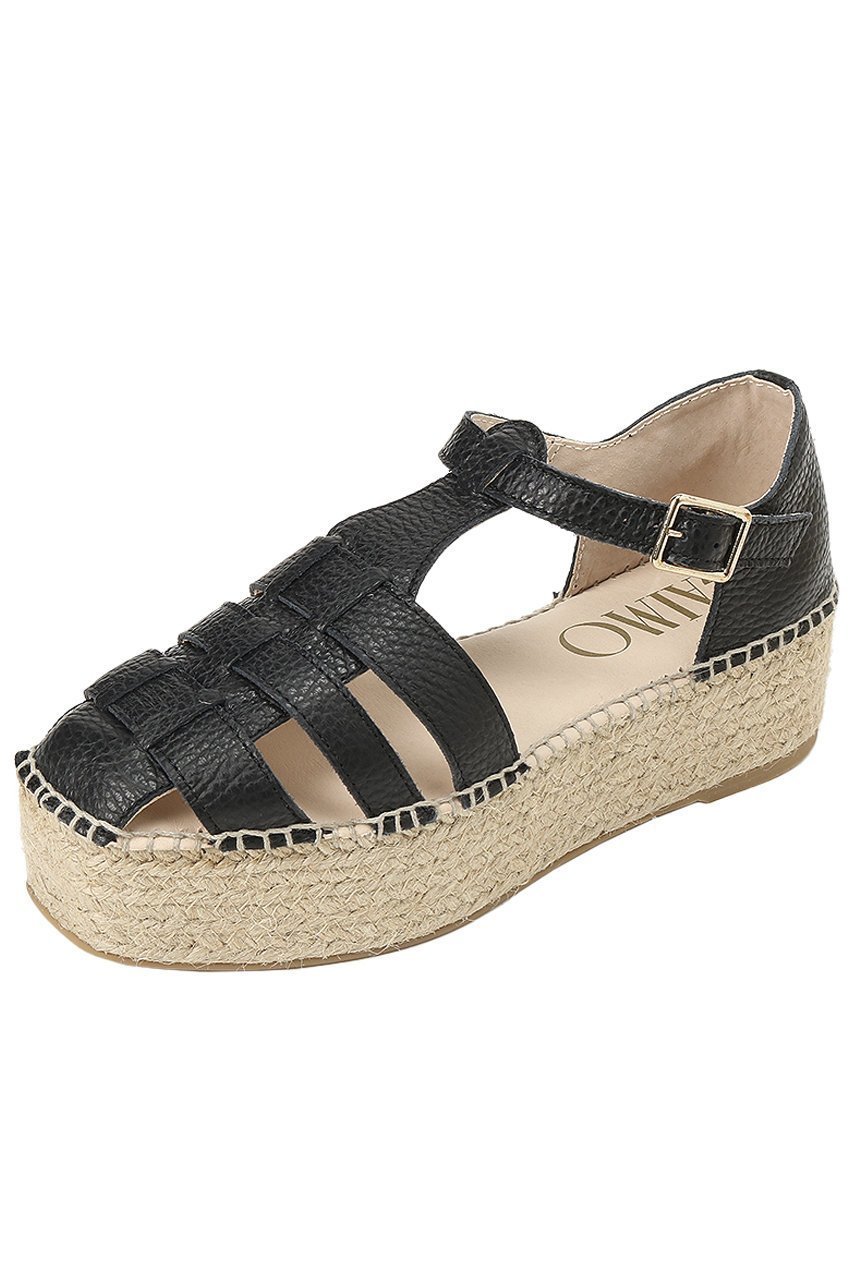 【エスメラルダ/Esmeralda】の【GAIMO】厚底グルカサンダル 人気、トレンドファッション・服の通販 founy(ファニー) 　ファッション　Fashion　レディースファッション　Fashion for Women　サンダル　Sandals, Summer Shoes　ジュート　Jute, Natural Fiber　人気　Popular, Best Seller　厚底　Platform Shoes　夏　Summer　春　Spring　S/S・春夏　SS, Spring/Summer, Warm Season　 other-1|ID: prp329100003131329 ipo3291000000035058986