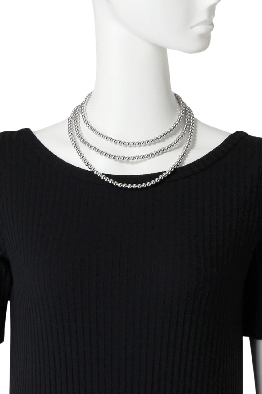 【ウィムガゼット/Whim Gazette】の【THE PAUSE】メタルボールロングネックレス 人気、トレンドファッション・服の通販 founy(ファニー) 　ファッション　Fashion　レディースファッション　Fashion for Women　ジュエリー　Jewelry　ネックレス　Necklaces & Pendants　シルバー　Silver, Metallic Silver　シンプル　Simple, Minimal　ネックレス　Necklace, Pendant Necklace　パーティ　Party, Party Style　ロング　Long, Long-Length　再入荷　Restock / Back in Stock　other-6|ID: prp329100003132950 ipo3291000000035553463